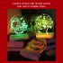 Halloween Night Light Colorful Pumpkin Skull 3D Illusion Desk Lamp Ornaments For Halloween Party Gifts Decorations  Pumpkin Wizard  Color adjustable 2w