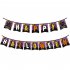 Halloween  Props Paper Cups Plate Tableware For Party Decorative Lay Out Purple