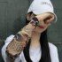 Halloween Props Sleeves Tattoo Sleeves Sunscreen UV Protection Cooling Outdoor Sports Riding Elastic Nylon Sleeves Single price  95  One size