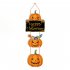 Halloween Pumpkin Character Door Sign Halloween Hanging Sign Door Hanger Halloween Indoor Outdoor Wall Hanging Decor magic hat