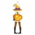 Halloween Pumpkin Character Door Sign Halloween Hanging Sign Door Hanger Halloween Indoor Outdoor Wall Hanging Decor magic hat