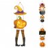 Halloween Pumpkin Character Door Sign Halloween Hanging Sign Door Hanger Halloween Indoor Outdoor Wall Hanging Decor magic hat