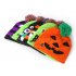 Halloween Pumpkin Ghost Knit Hat with Light Stretchable Unisex Adults Kids Children Purple 20 21CM