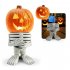 Halloween Pumpkin Knights Led Glowing Garden Decorative Ornament Pumpkin Head Resin Crafts For Home Decor C style