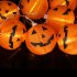 Halloween Pumpkin Lantern Horrible Face LED Light Strings Festival Decor 10LED warm white