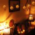 Halloween Pumpkin Lanterns Outdoor Waterproof Led String Lights Garden Decorative Lamp For Indoor Outdoor 1 5 meters 10 lights