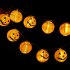 Halloween Pumpkin Lanterns Outdoor Waterproof Led String Lights Garden Decorative Lamp For Indoor Outdoor 1 5 meters 10 lights