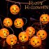 Halloween Pumpkin Lanterns Outdoor Waterproof Led String Lights Garden Decorative Lamp For Indoor Outdoor 1 5 meters 10 lights