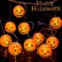 Halloween Pumpkin Lanterns Outdoor Waterproof Led String Lights Garden Decorative Lamp For Indoor Outdoor 1 5 meters 10 lights