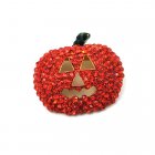 Pumpkin Rhinestone Brooch Pin Clothes Pins Jewelry for Party Supplies Halloween 