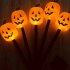Halloween Pumpkin Stake Lights Outdoor Waterproof Garden Pumpkin Lights Halloween Decoration For Garden Patio Yard Battery box Oval