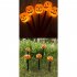 Halloween Pumpkin Stake Lights Outdoor Waterproof Garden Pumpkin Lights Halloween Decoration For Garden Patio Yard Battery box Oval
