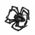 Halloween Ring Simulation Spider Spoof Tricky Toy Gothic Ring 01 silver
