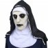 Halloween Scary Nun Mask Full Head Latex Headgear Cosplay Costume Accessory