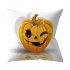Halloween Series Letter Printing Throw Pillow Cover for Home Living Room Sofa Decor W 45 45cm