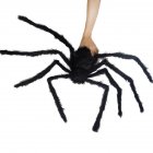 Halloween Simulate Spider Hanging Pendant for Halloween Bar Haunted House Prop Indoor/Outdoor Decoration 1.5 m black spider