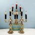 Halloween Skeleton Ghost Flameless Electronic Candles Light Decorative Prop gold