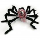 Halloween  Spider  Decoration Simulation Skull Head Spider Ghost Festival Horror Props Flower Faced Skeleton Spider