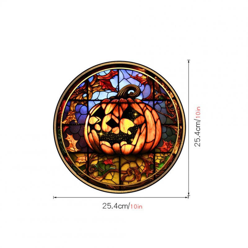 Halloween Static PVC Window Glass Stickers Glue Free Decorative Film For Home Indoor Window Glass Door Wall Decor