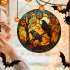 Halloween Static PVC Window Glass Stickers Glue Free Decorative Film For Home Indoor Window Glass Door Wall Decor JD126 pumpkin
