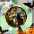 Halloween Static PVC Window Glass Stickers Glue Free Decorative Film For Home Indoor Window Glass Door Wall Decor JD126 pumpkin