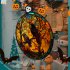 Halloween Static PVC Window Glass Stickers Glue Free Decorative Film For Home Indoor Window Glass Door Wall Decor JD126 pumpkin