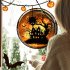 Halloween Static PVC Window Glass Stickers Glue Free Decorative Film For Home Indoor Window Glass Door Wall Decor JD126 pumpkin