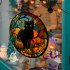 Halloween Static PVC Window Glass Stickers Glue Free Decorative Film For Home Indoor Window Glass Door Wall Decor JD126 pumpkin