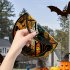 Halloween Static PVC Window Glass Stickers Glue Free Decorative Film For Home Indoor Window Glass Door Wall Decor JD126 pumpkin