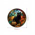 Halloween Static PVC Window Glass Stickers Glue Free Decorative Film For Home Indoor Window Glass Door Wall Decor JD126 pumpkin