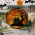 Halloween Static PVC Window Glass Stickers Glue Free Decorative Film For Home Indoor Window Glass Door Wall Decor JD126 pumpkin