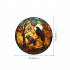 Halloween Static PVC Window Glass Stickers Glue Free Decorative Film For Home Indoor Window Glass Door Wall Decor JD126 pumpkin