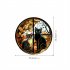 Halloween Static PVC Window Glass Stickers Glue Free Decorative Film For Home Indoor Window Glass Door Wall Decor JD126 pumpkin