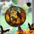 Halloween Static PVC Window Glass Stickers Glue Free Decorative Film For Home Indoor Window Glass Door Wall Decor JD126 pumpkin