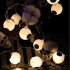 Halloween String Lights Decorations 10 LED Battery Operated IP43 Waterproof For Home Indoor Outdoor Halloween Party Decor cloth ghost 1 5m 10 LED battery