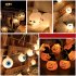 Halloween String Lights Decorations 10 LED Battery Operated IP43 Waterproof For Home Indoor Outdoor Halloween Party Decor cloth ghost 1 5m 10 LED battery