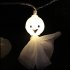 Halloween String Lights Decorations 10 LED Battery Operated IP43 Waterproof For Home Indoor Outdoor Halloween Party Decor Electroplating skull 1 5m 10 LED batte