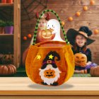 Halloween Treat Bags Reusable Cute Cartoon Forest Man Faceless Doll Candy Bag Gift Pouch For Children X Y22 A Orange Candy Bag