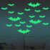 Halloween Wall Stickers Luminous Bat Witch Ghost Shape Luminous Sticker