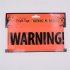 Halloween Warning Tape Signs Isolation Belt Sign Skull Pattern Danger Warning Line Site Layout Props 6m