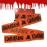 Halloween Warning Tape Signs Isolation Belt Sign Skull Pattern Danger Warning Line Site Layout Props 6m