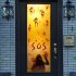 Halloween Window Clings Bloody Handprint Halloween Window Decorations Stickers For Horror Bathroom Zombie Party 30 90cm