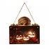 Halloween Wooden Hanging Signs Pendant Led Night Light For Home Office School Party Haunted House Mummy Pumpkin