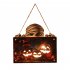 Halloween Wooden Hanging Signs Pendant Led Night Light For Home Office School Party Haunted House Ghost Pumpkin