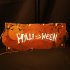 Halloween Wooden Sign Rustic Hanging Plaque Pendant Night Light Wall Crafts For Halloween Party Decor WSDS Q