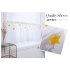 Hallway Curtain Star Kitchen Cabinet Short Embroidered Curtain yellow 100   50CM