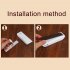 Hallway Night Light  Wall Lights With 120 Degrees Detection Angle  600mA Battery Capacity  USB Charging Night Light For Bedroom  Living Room  Office white light
