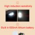 Hallway Night Light  Wall Lights With 120 Degrees Detection Angle  600mA Battery Capacity  USB Charging Night Light For Bedroom  Living Room  Office white light
