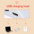 Hallway Night Light  Wall Lights With 120 Degrees Detection Angle  600mA Battery Capacity  USB Charging Night Light For Bedroom  Living Room  Office white light