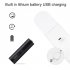 Hallway Night Light Wall Lights With 360    Rotatable Lamp Head 2700K Color Temperature USB Charging Night Light For Bedroom Living Room Office Black  warm light